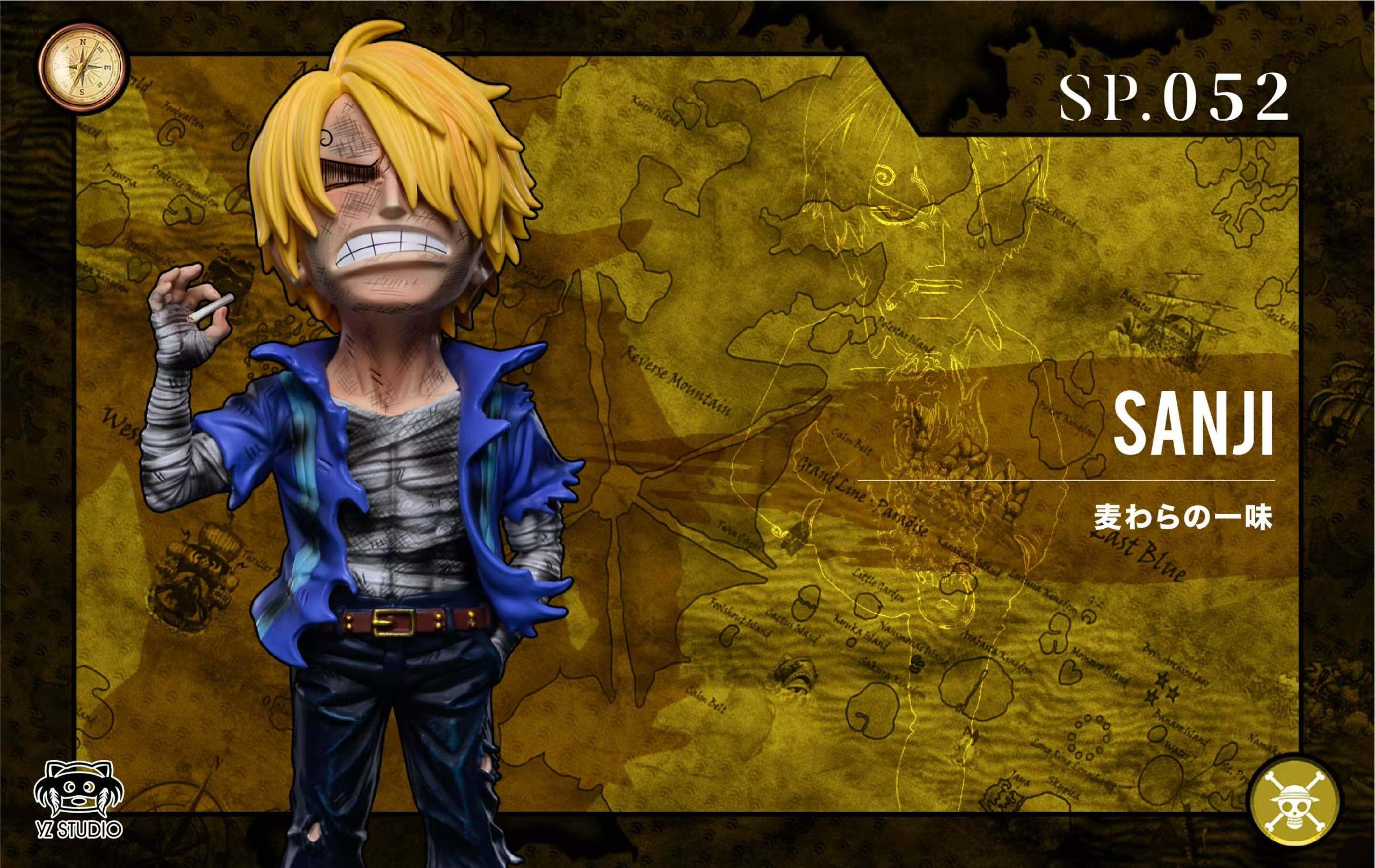 One Piece The Grand Line Skypiea Arc Episode 052 Sanji Statue(GK) -Yz Studio