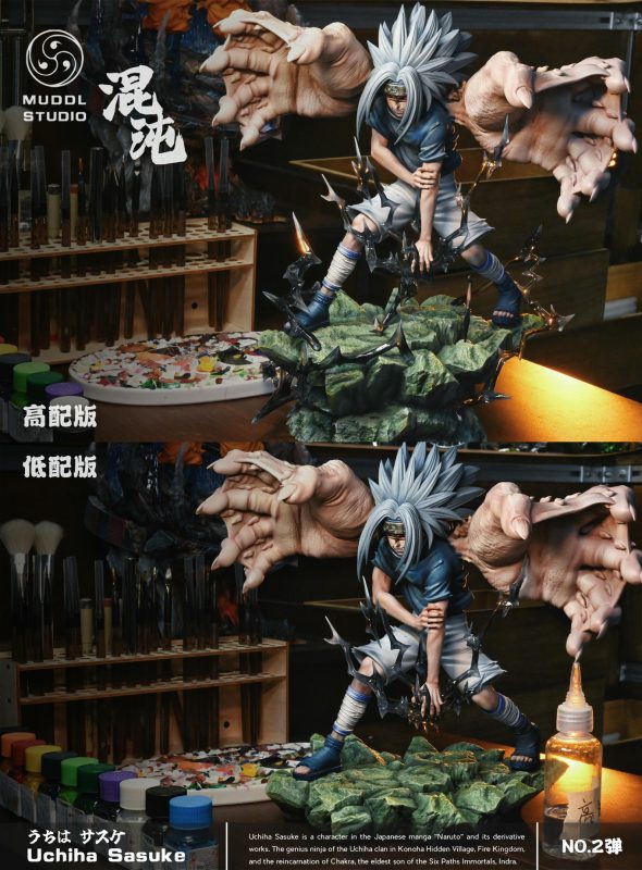 Naruto Valley of the End Showdown Uchiha SasukeStatue(GK) -MUDDL Studio 