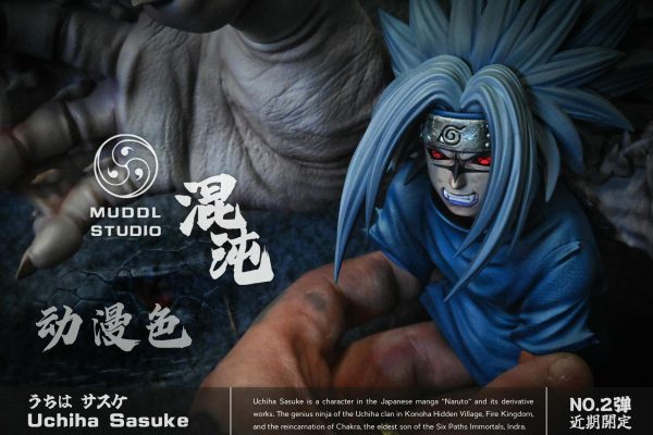 Naruto Valley of the End Showdown Uchiha SasukeStatue(GK) -MUDDL Studio 