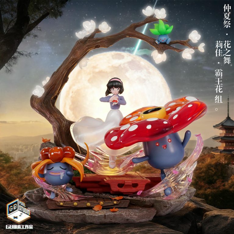 Pokemon Erika Flower Dance & Vileplume Set 1/20 Scale Statue(GK) -GB PIXEL Studio