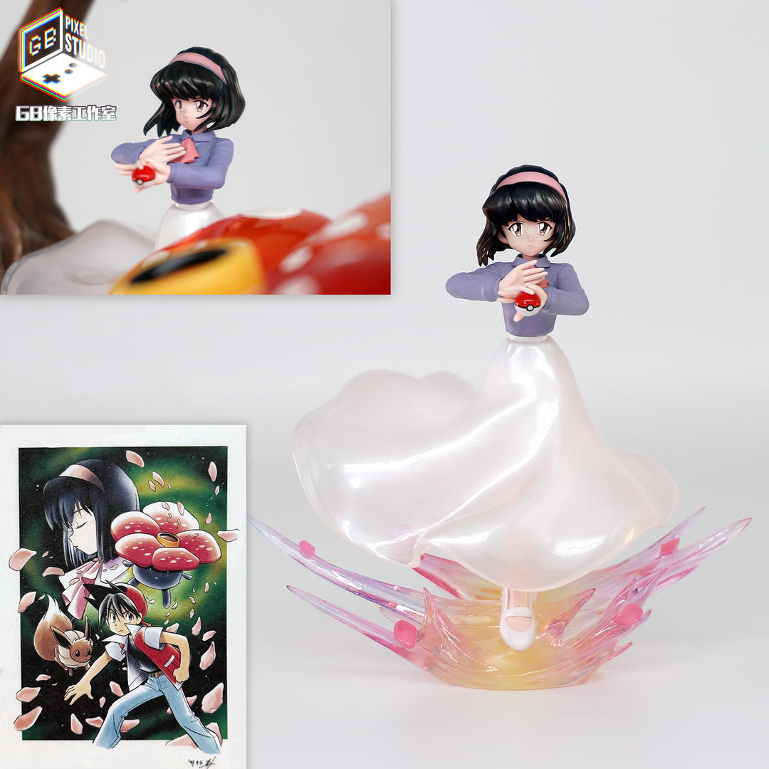 Pokemon Erika Flower Dance & Vileplume Set 1/20 Scale Statue(GK) -GB PIXEL Studio
