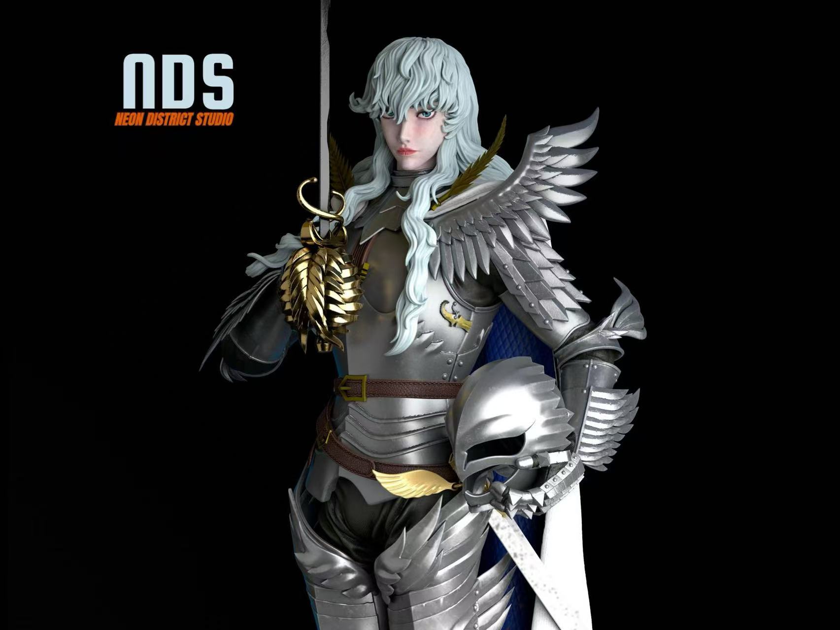 Berserk 1/4 GRIFFITH Statue (GK)-Neon District Studio