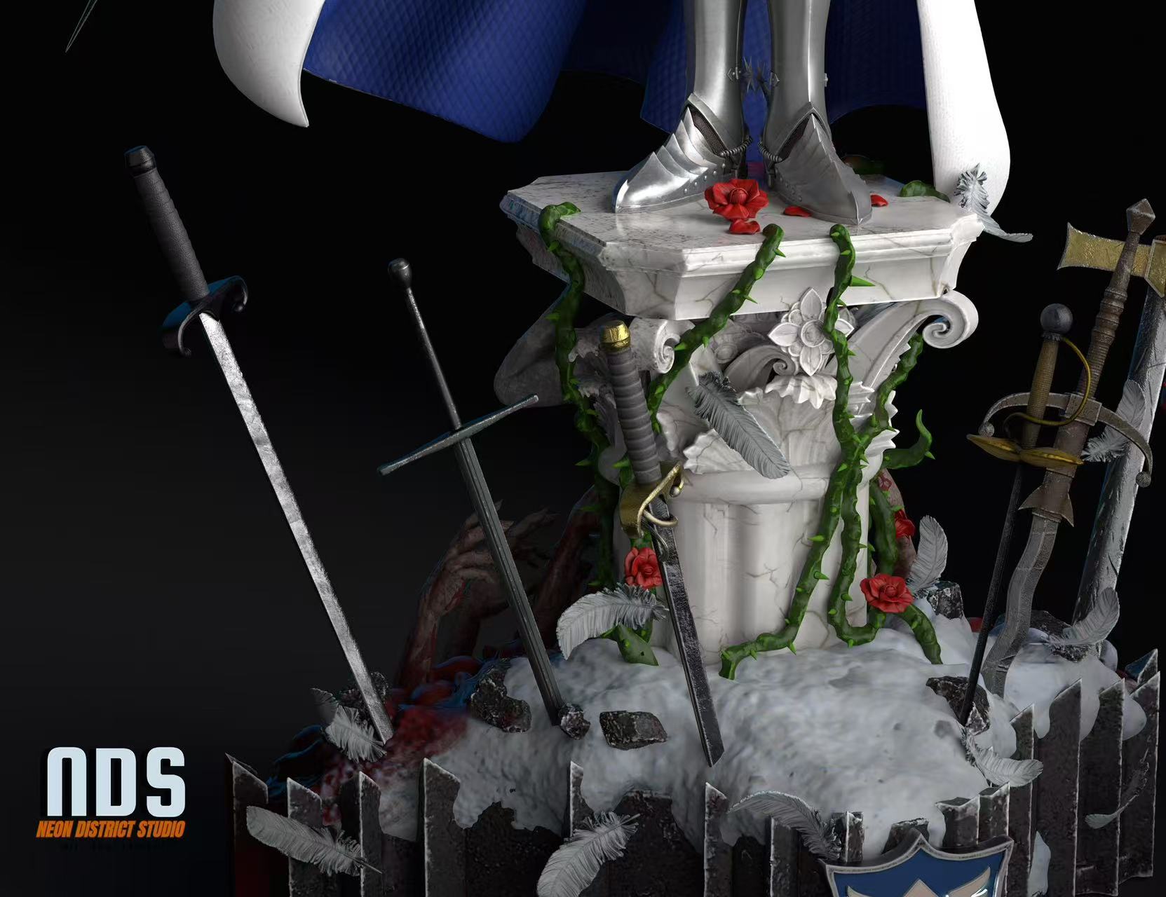 Berserk 1/4 GRIFFITH Statue (GK)-Neon District Studio