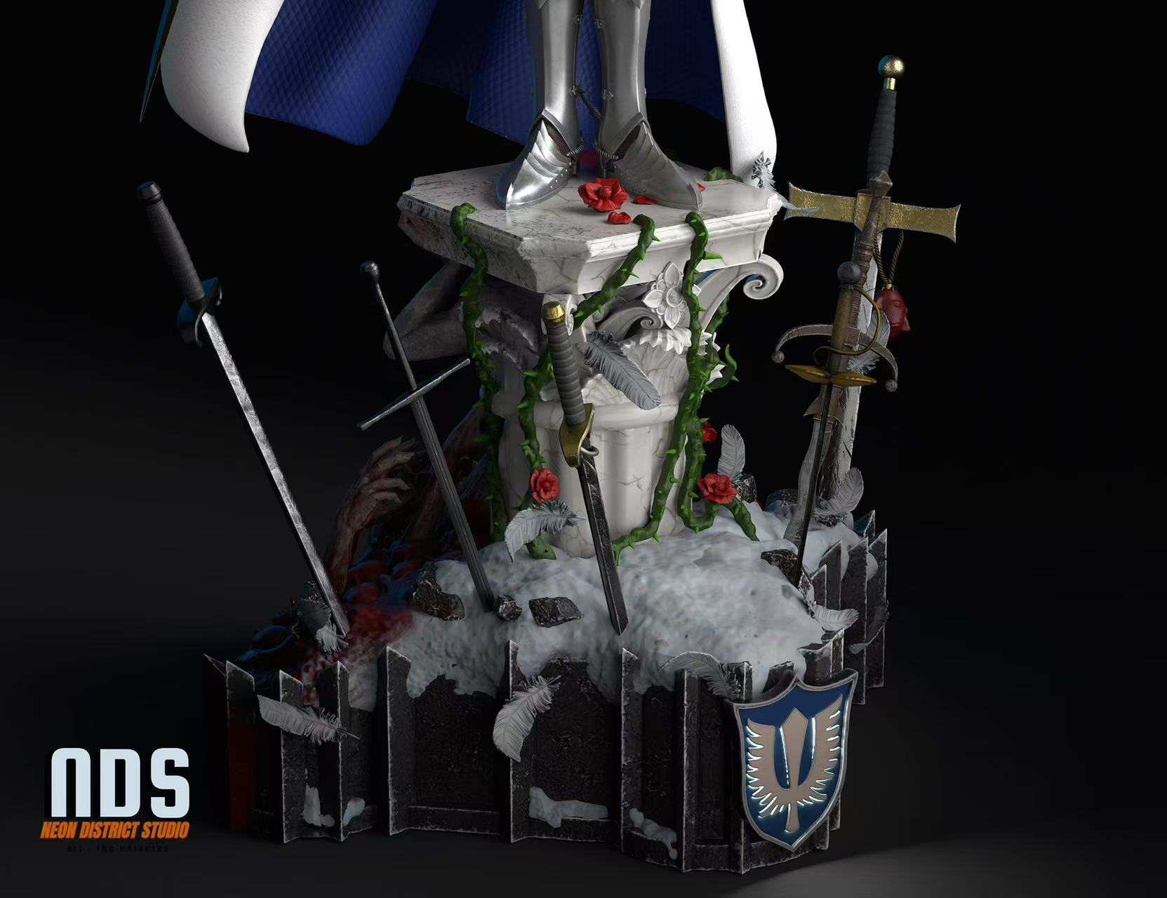 Berserk 1/4 GRIFFITH Statue (GK)-Neon District Studio