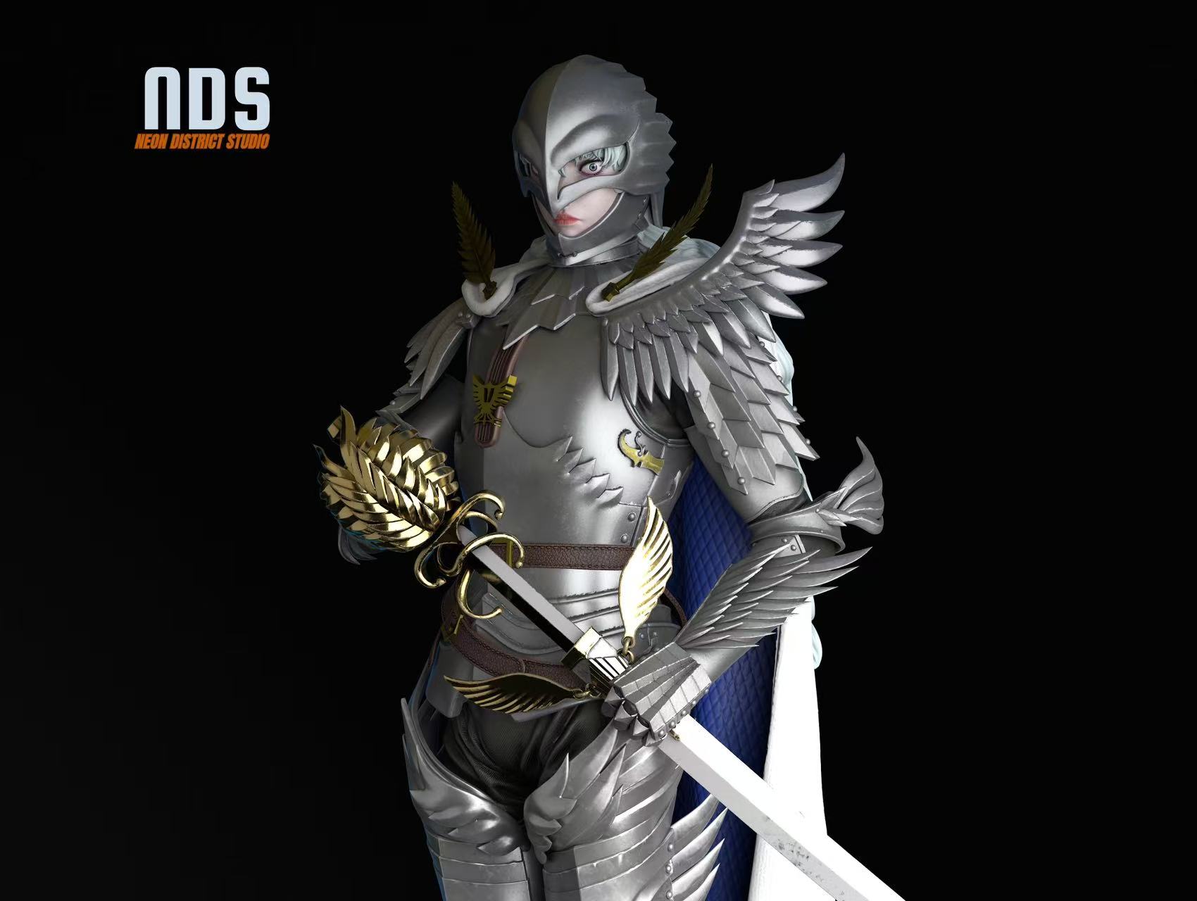 Berserk 1/4 GRIFFITH Statue (GK)-Neon District Studio