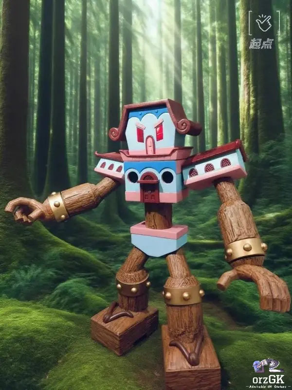 Digimon KyodaiMokujin Pinochimon House Statue (GK)-QiDian Studio