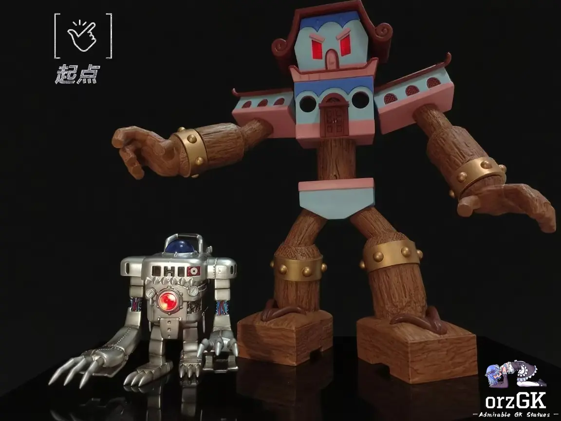 Digimon KyodaiMokujin Pinochimon House Statue (GK)-QiDian Studio