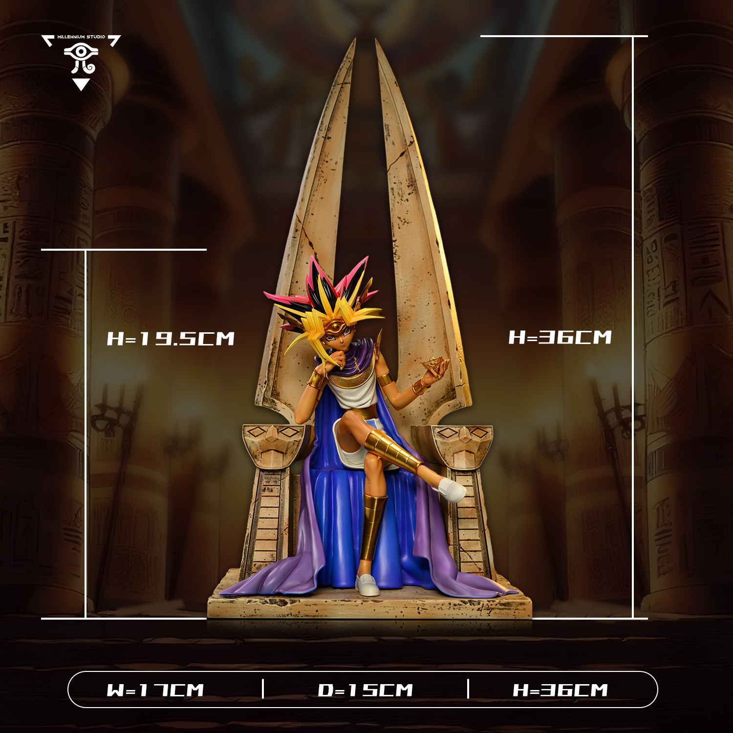 Yu-Gi-Oh Atem Statue (GK)-Millennium Studio