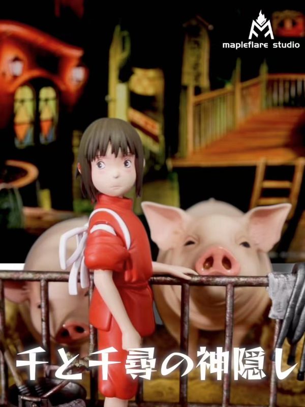  Spirited Away Chihiro and Her Parents Statue(GK) -Mapleflare Studio 