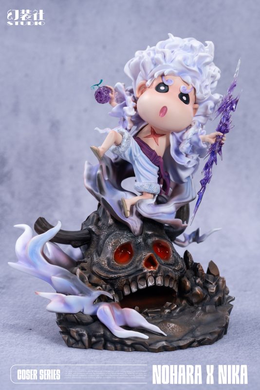 Crayon Shin-chan cos Nika Luffy Statue(GK) -Huan Zhuang She Studio 