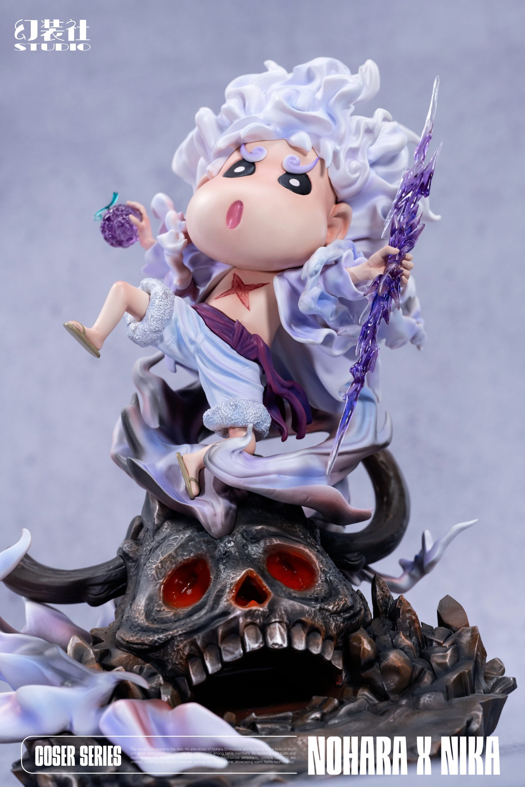 Crayon Shin-chan cos Nika Luffy Statue(GK) -Huan Zhuang She Studio 