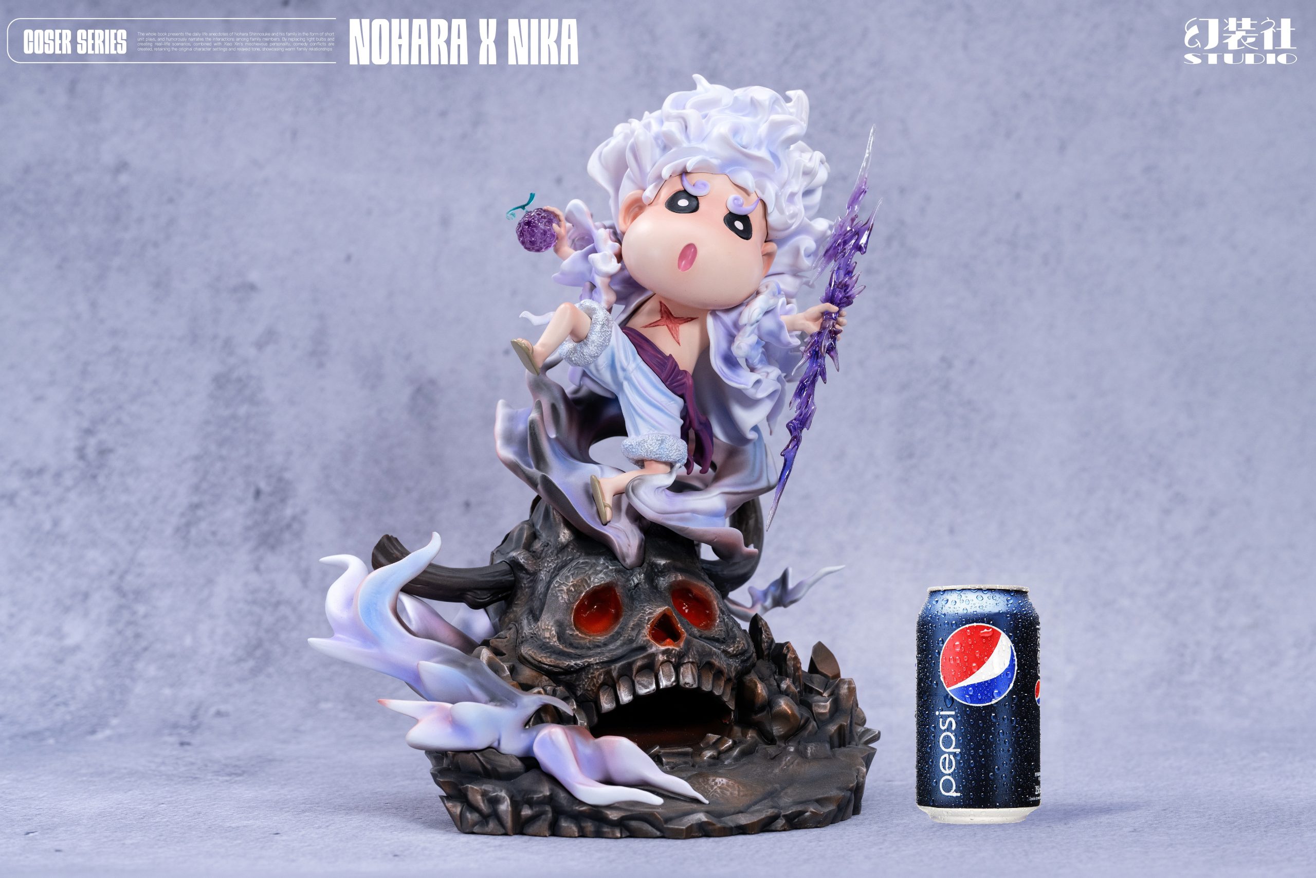 Crayon Shin-chan cos Nika Luffy Statue(GK) -Huan Zhuang She Studio 