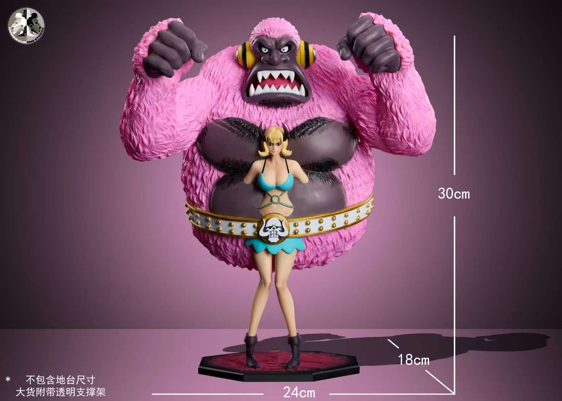 One Piece Beasts Pirates Mizerka & Briscola & Poker & Dobon Statue(GK) - Clone Studio 