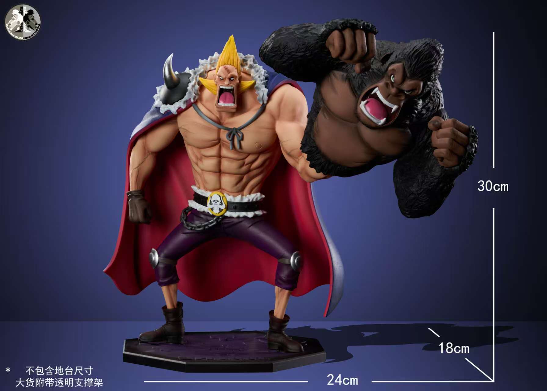 One Piece Beasts Pirates Mizerka & Briscola & Poker & Dobon Statue(GK) - Clone Studio 
