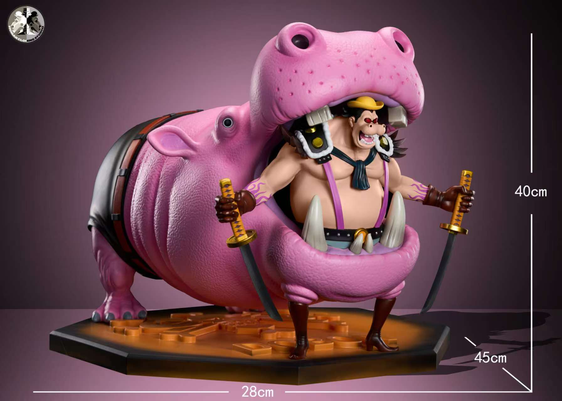 One Piece Beasts Pirates Mizerka & Briscola & Poker & Dobon Statue(GK) - Clone Studio 
