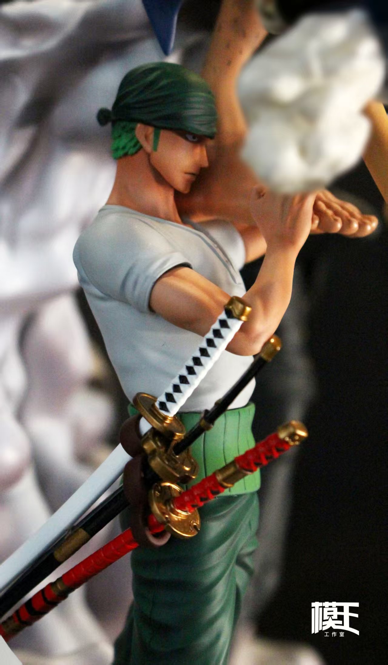 One Piece Super Pirate Six God Chopper & Zoro & Sanji & Franky & Usopp Statue(GK) - Mo Wang Studio 