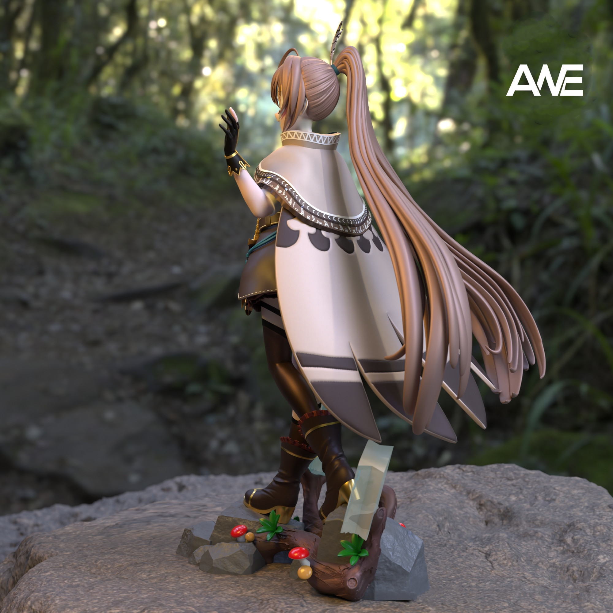 VTuber Nanashi Mumei Statue(GK) - ANE Studio