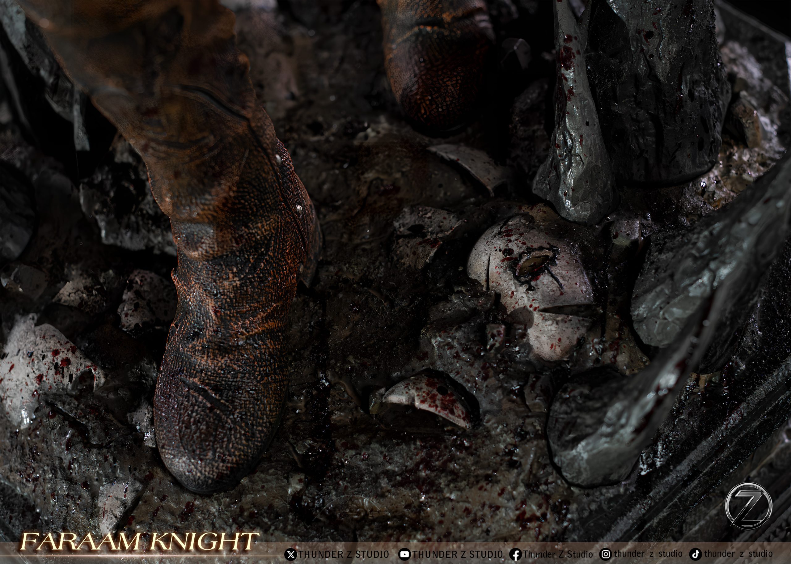 Dark Souls Faraam Knight Statue(GK) - THUNDER Z Studio