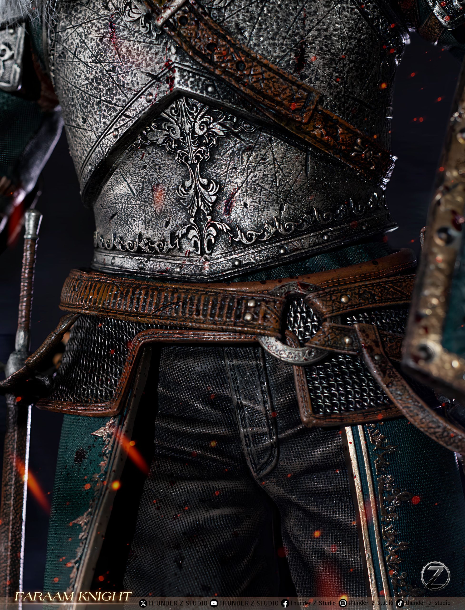 Dark Souls Faraam Knight Statue(GK) - THUNDER Z Studio