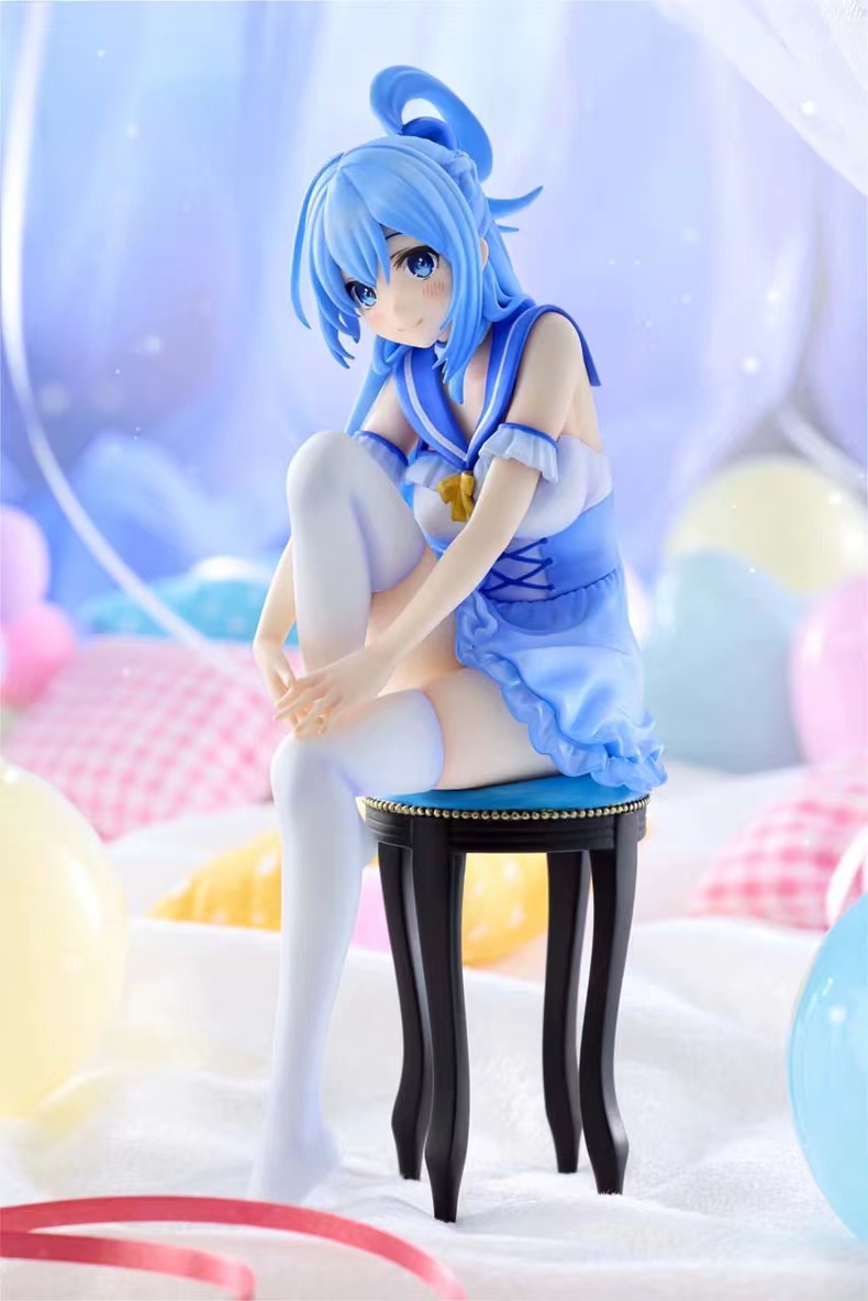 KDcolle KONOSUBA -God's Blessing on This Wonderful World! Darkness & Aqua: Light Novel Negligee ver. (Licensed) Statue  (GK) - KADOKAWA -KWII-GK