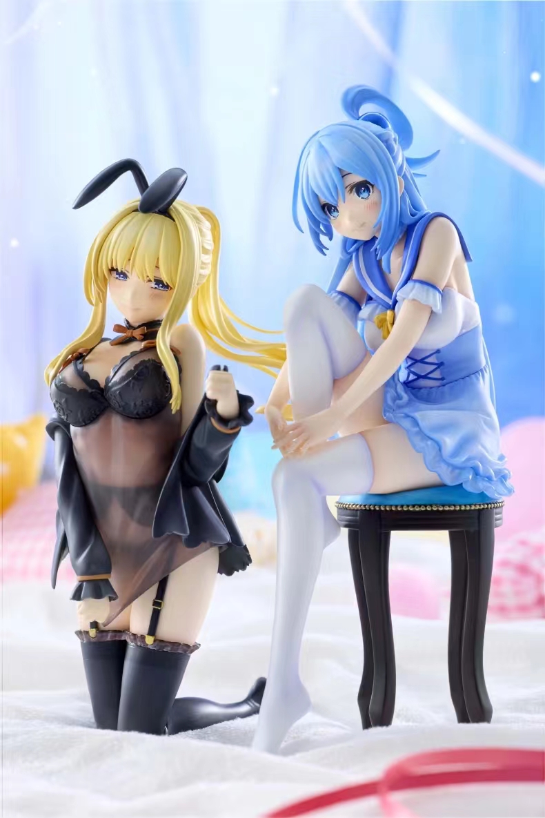KDcolle KONOSUBA -God's Blessing on This Wonderful World! Darkness & Aqua: Light Novel Negligee ver. (Licensed) Statue  (GK) - KADOKAWA -KWII-GK