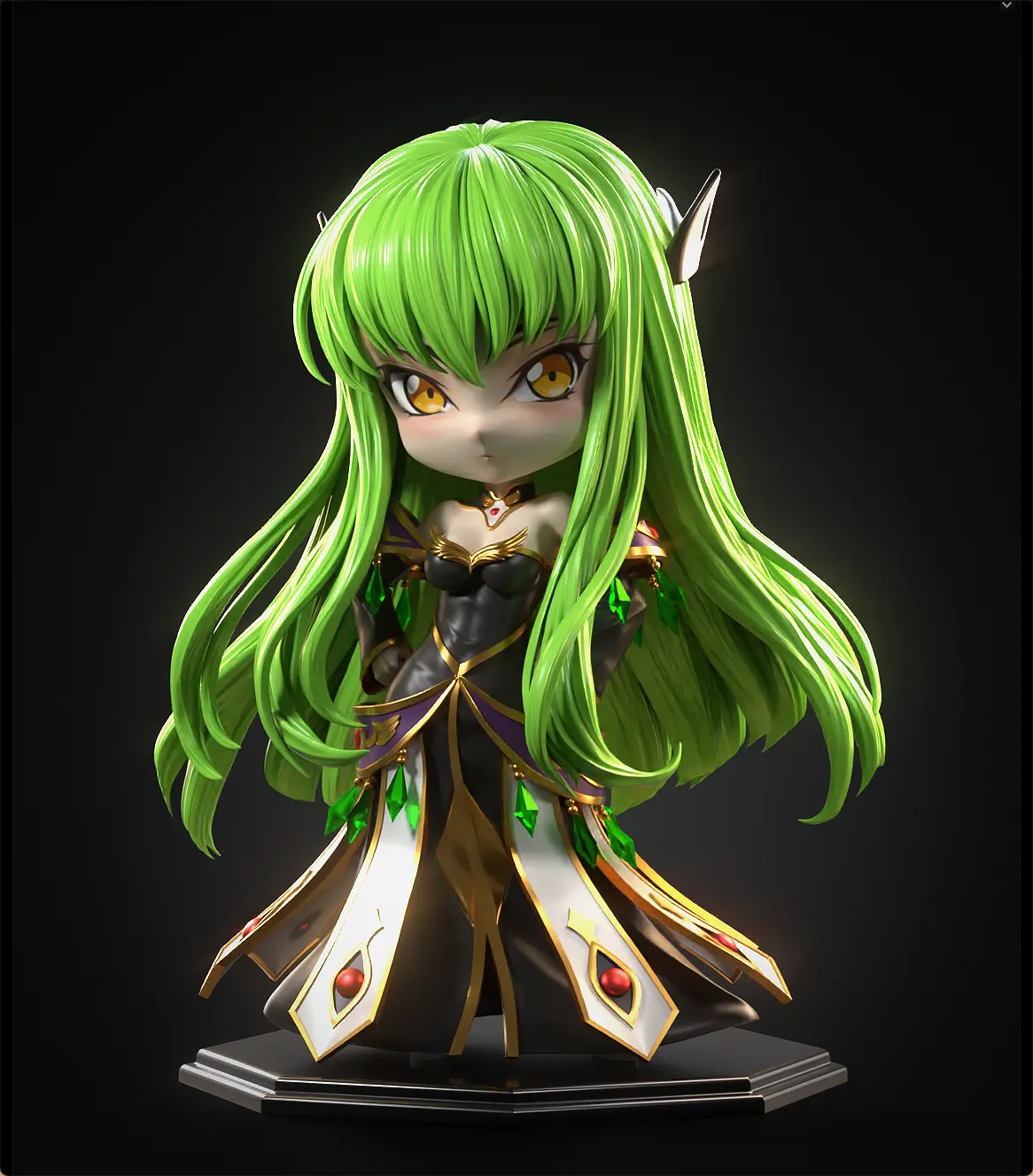 Manta Studio - Code Geass: The Rebellion Cute Version King and Queen Statue(GK)