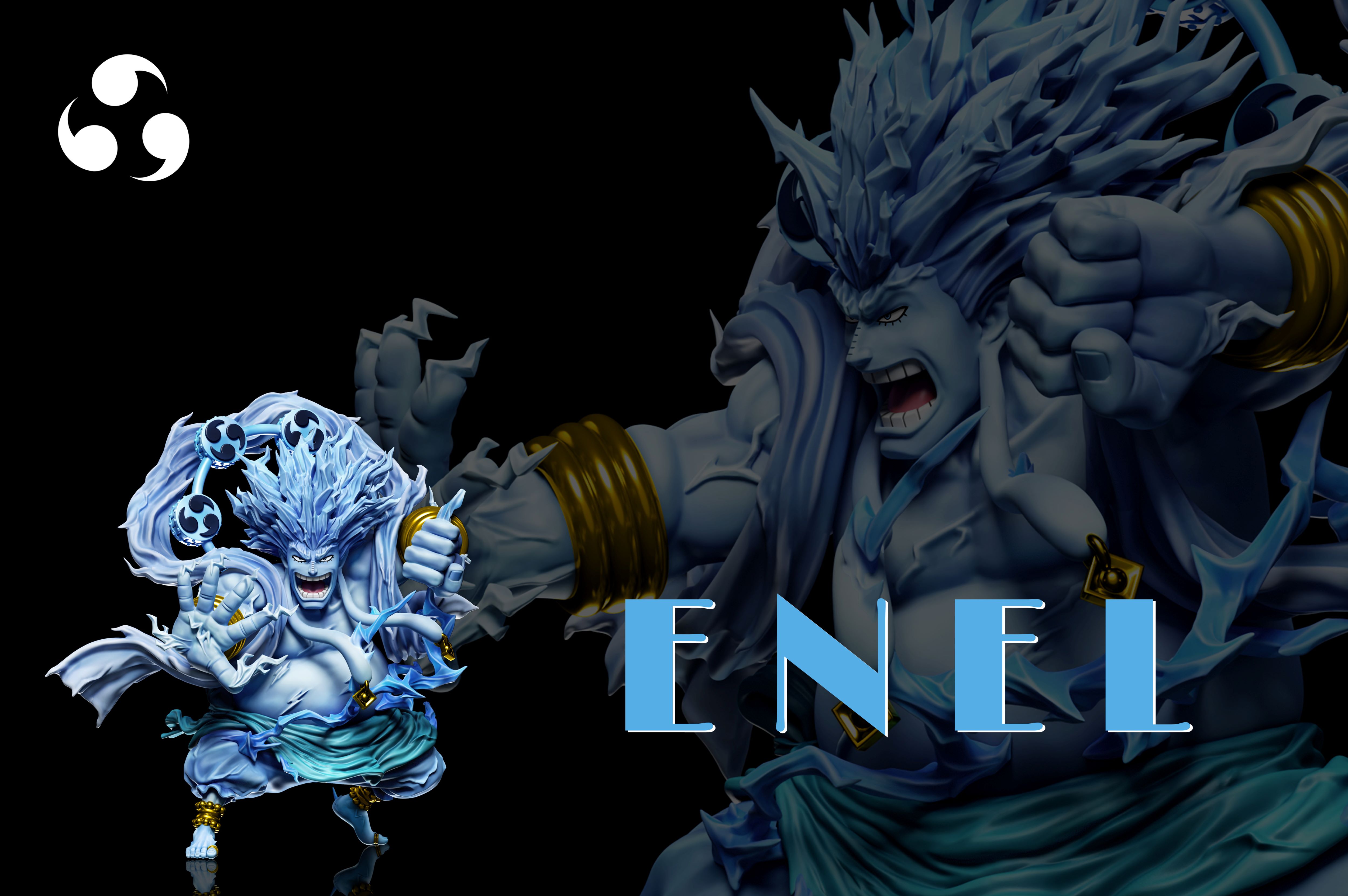 One Piece Sky Island Saga 7th 200 Million Volt Thunder God Enel Statue(GK)-A+ Studio 