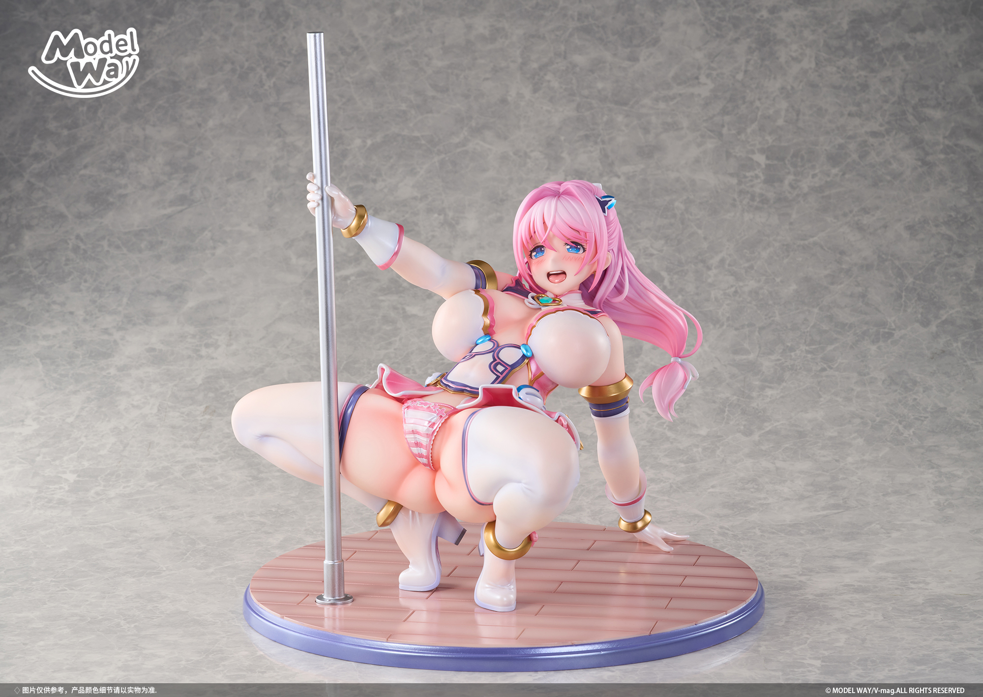 Momoka Sakura Playful Angel Cheerleader Pink Ver. (Licensed)Statue(GK)-ModelWay 