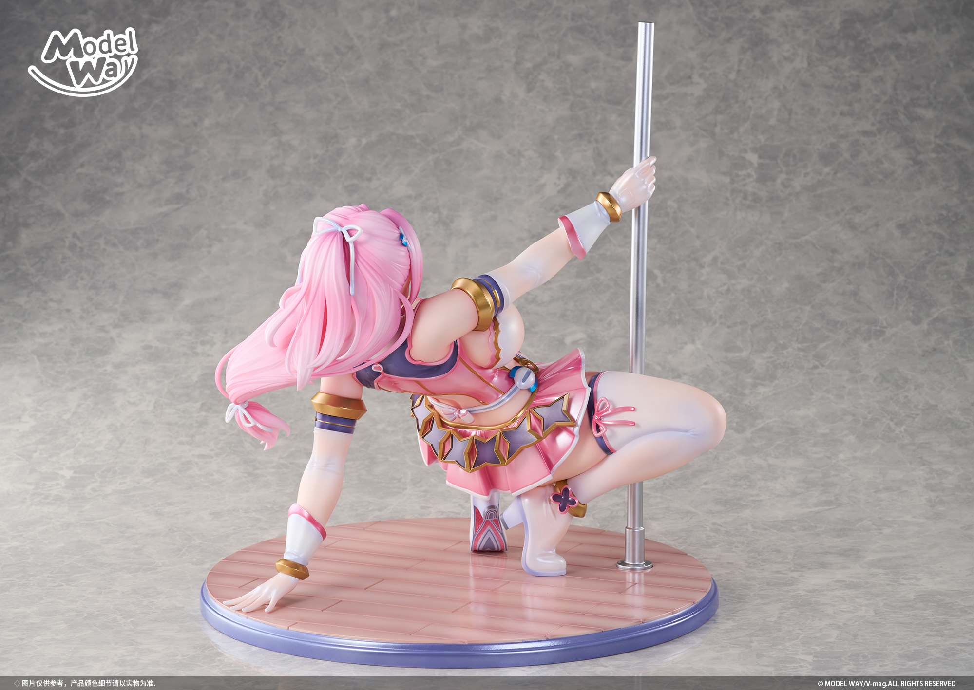 Momoka Sakura Playful Angel Cheerleader Pink Ver. (Licensed)Statue(GK)-ModelWay 