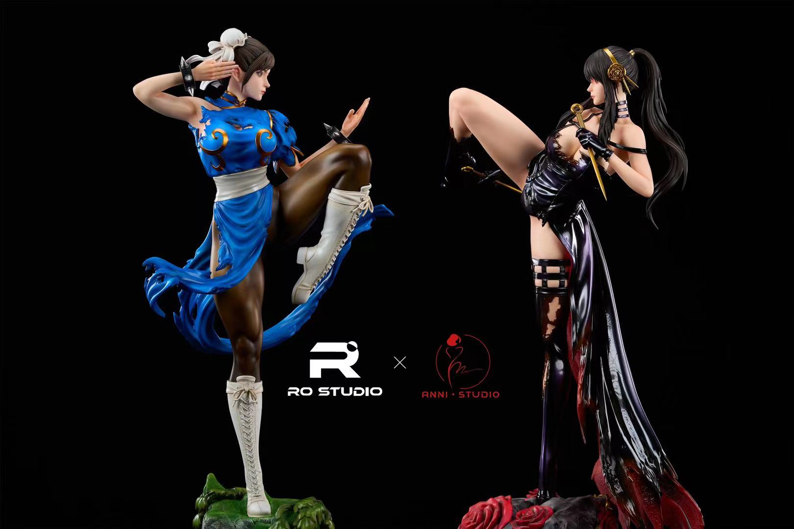 Street Fighter Battle Team Chun-Li Statue(GK)-ANNI Stuidio & RO Studio