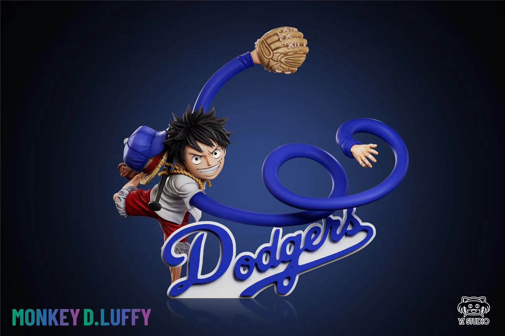 One Piece - The Third LAD Dodge Baseball Luffy Statue (GK) - yz Studio