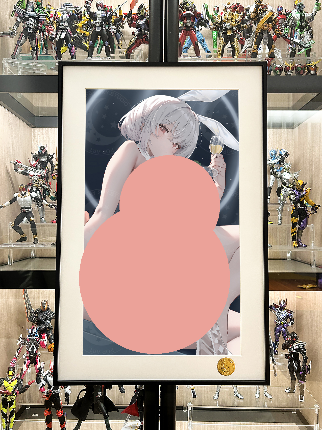 In stock-Azur Lane -White Bunny Ver. HMS Sirius Decorative Painting - Xingkong Studio