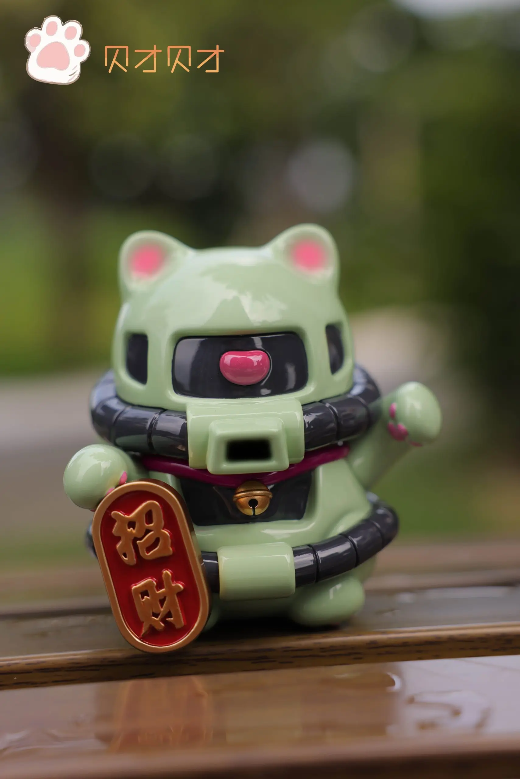 Gundam Series Six Color Zaku Cat Statue(GK)  -Bei Cai Bei Cai Studio