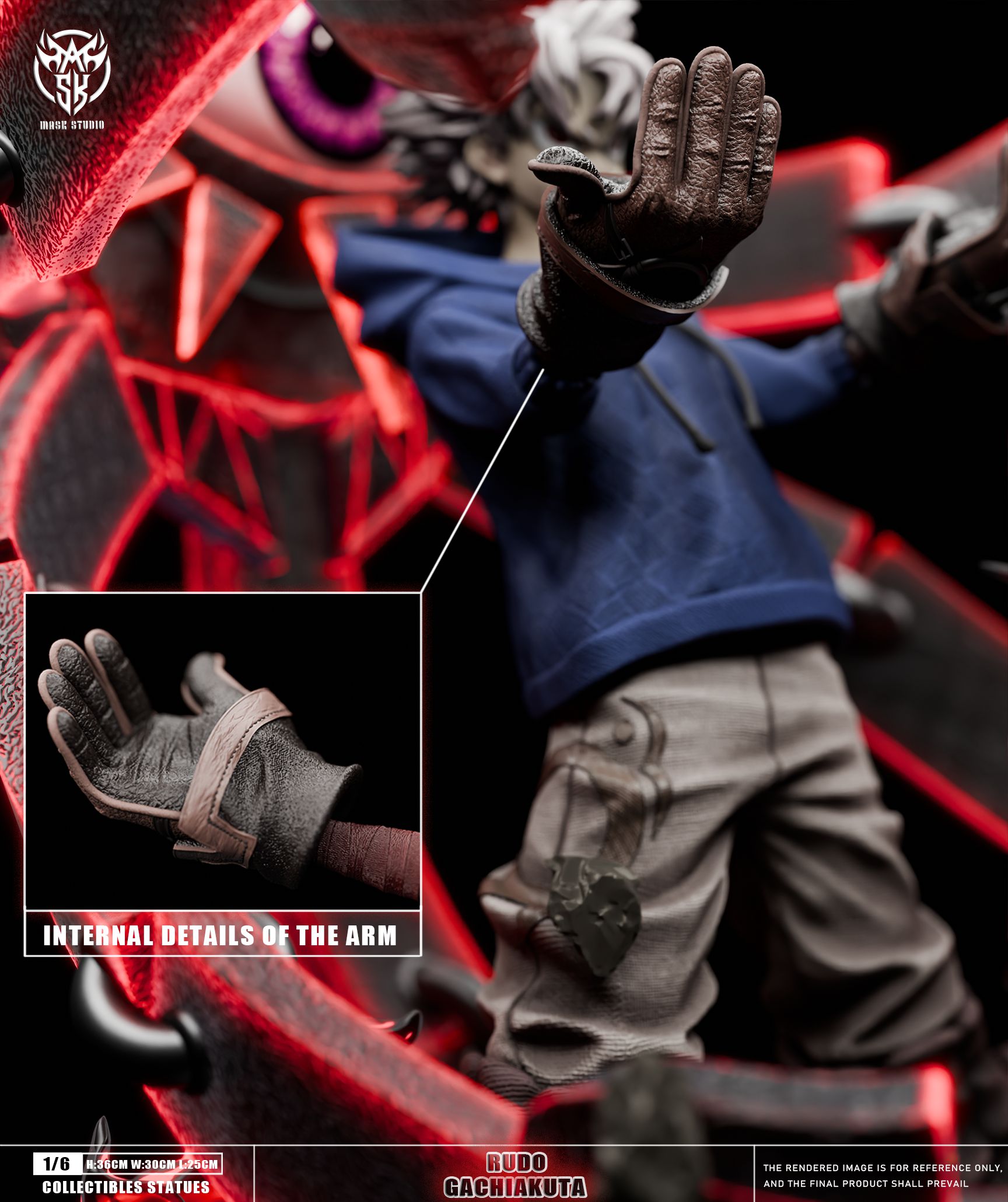 Gachiakuta Rudo Surebrec 1/6 Statue(GK)-Mask Studio 