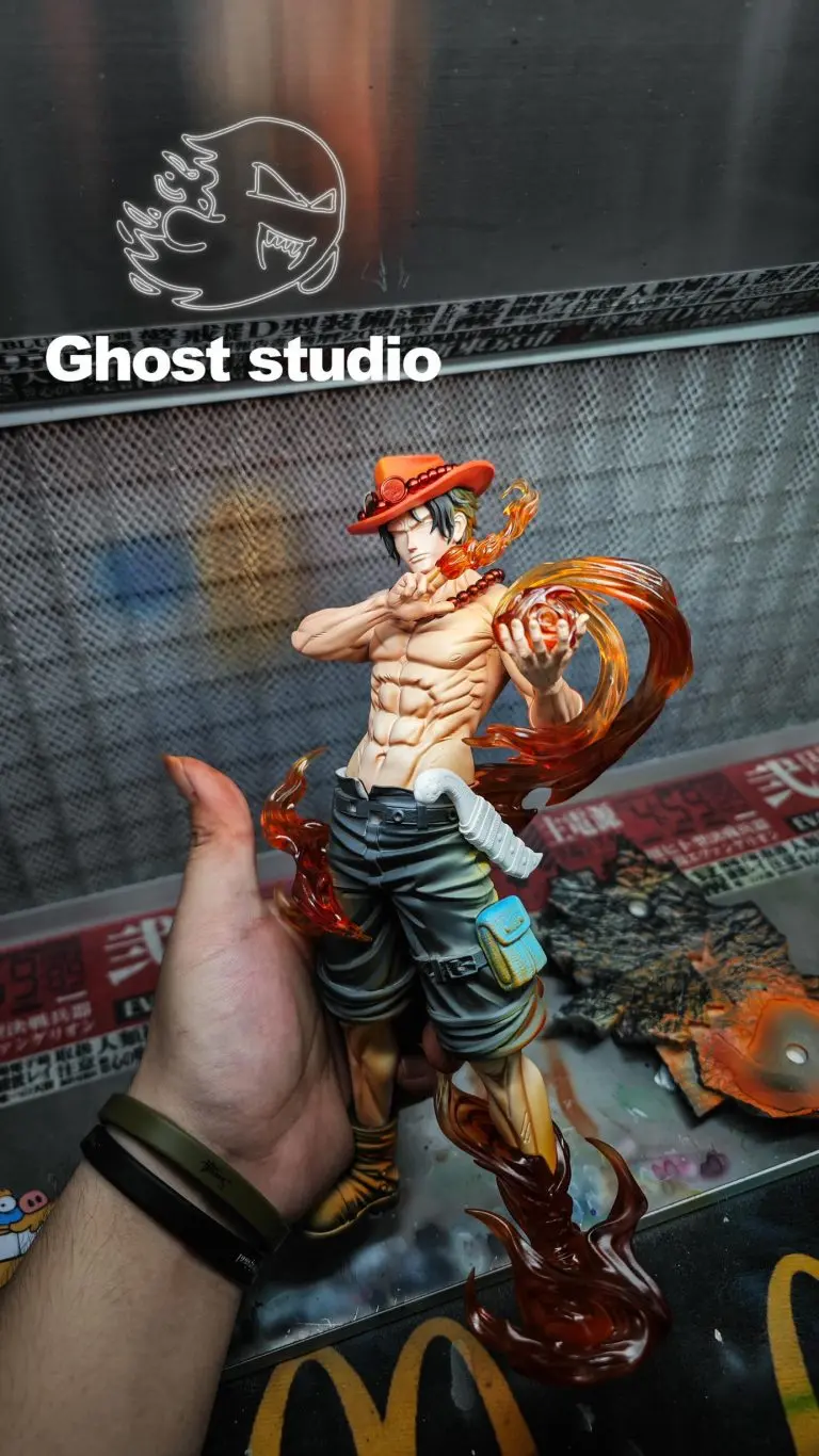 One Piece Whitebeard Pirates Resonance Series #2 Fire Fist Ace Statue(GK) -Ghost Studio