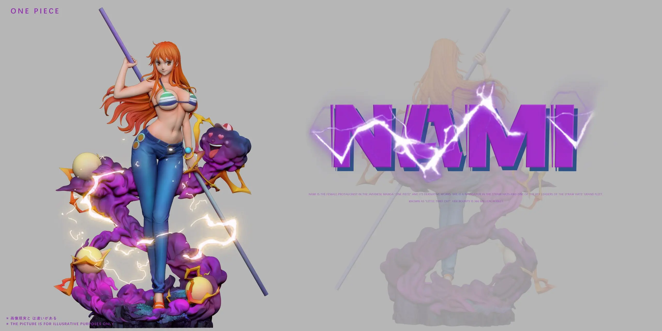 One Piece Straw Hat Pirates Resonance Series: Nami Two Years Later Statue(GK) -Jinshan Studio