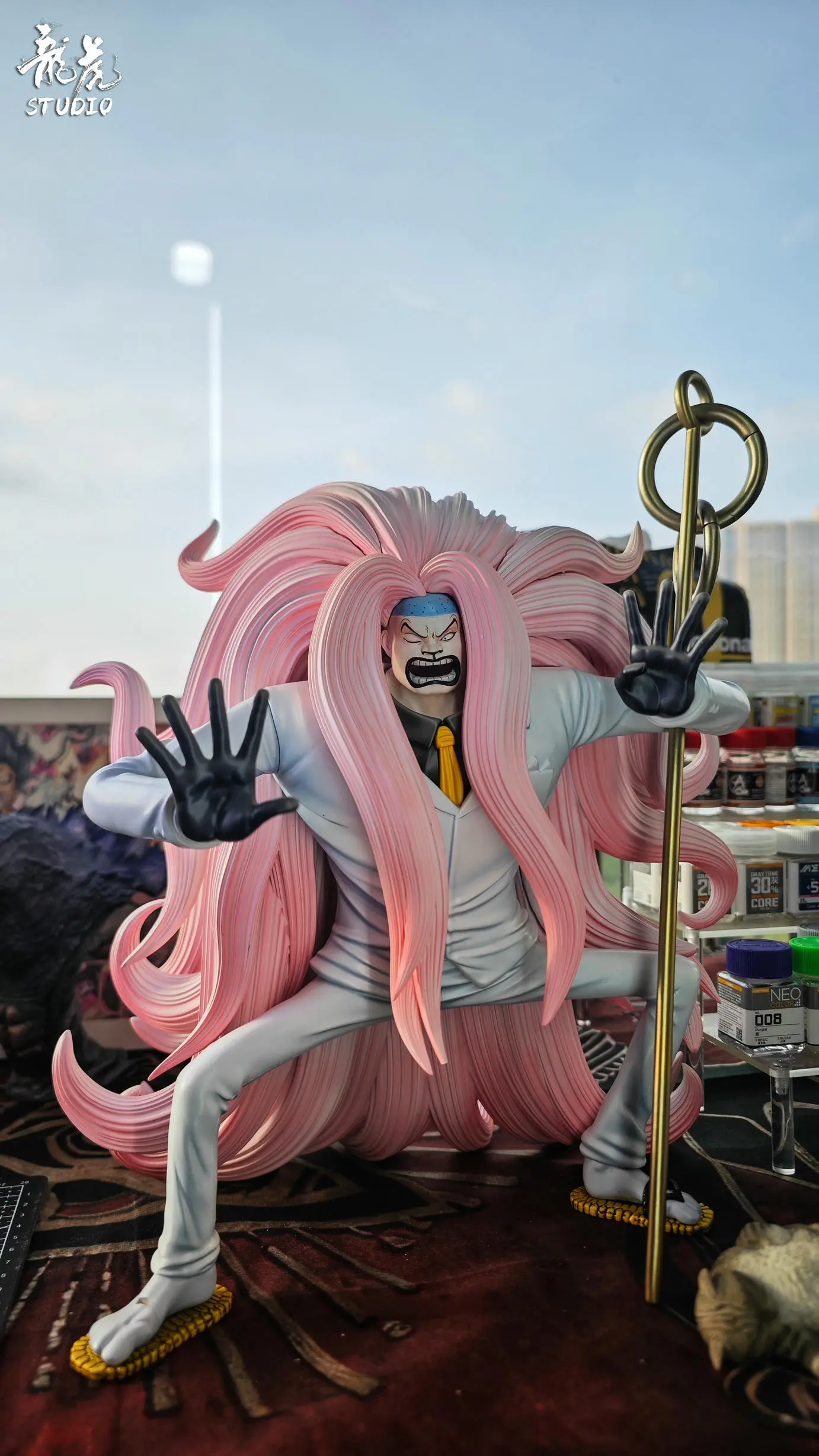 One Piece CP Series #9 Kumadori Statue(GK) -Long Hu Studio