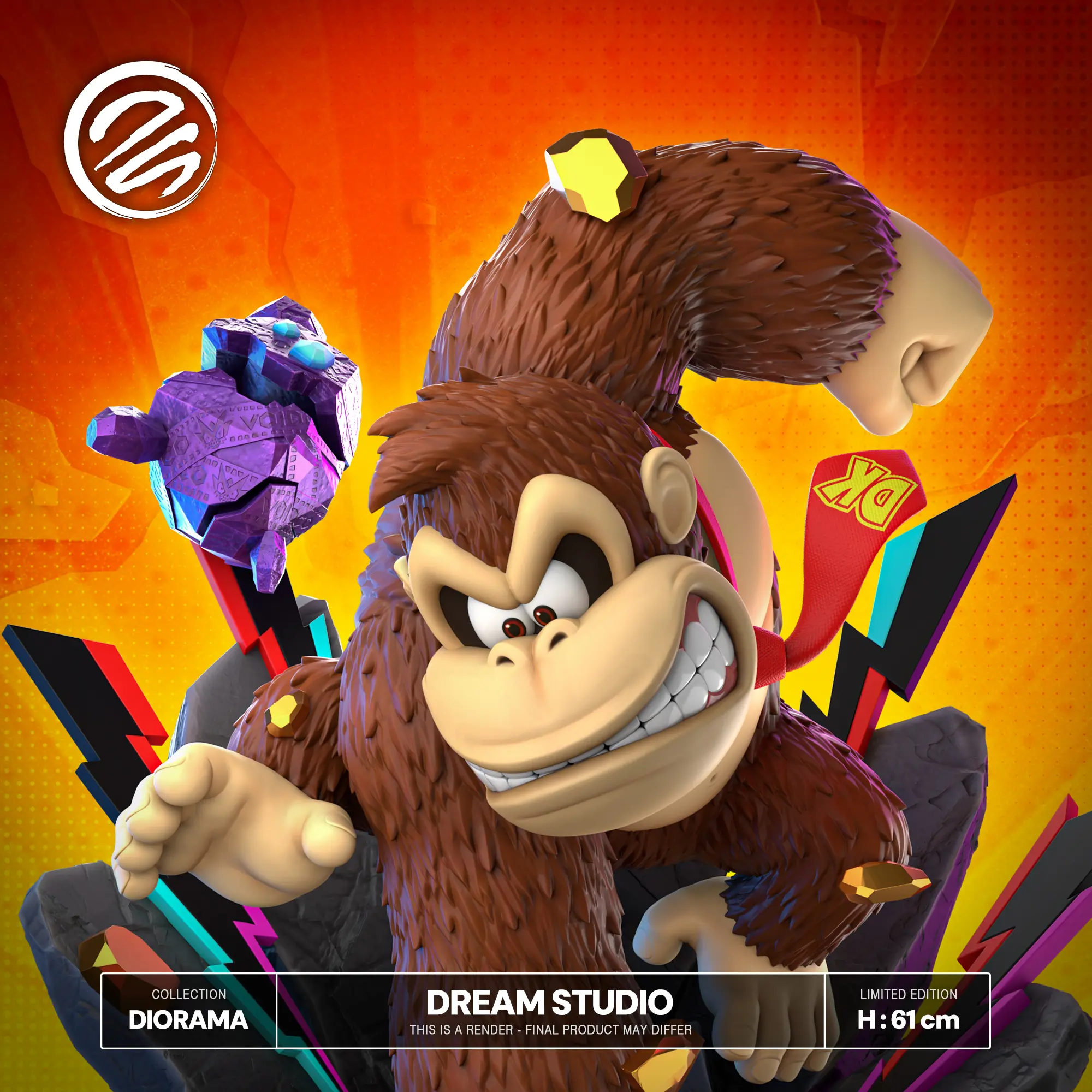 Donkey Kong Bananza Donkey Kong & Pauline Statue(GK) - Dream Studio