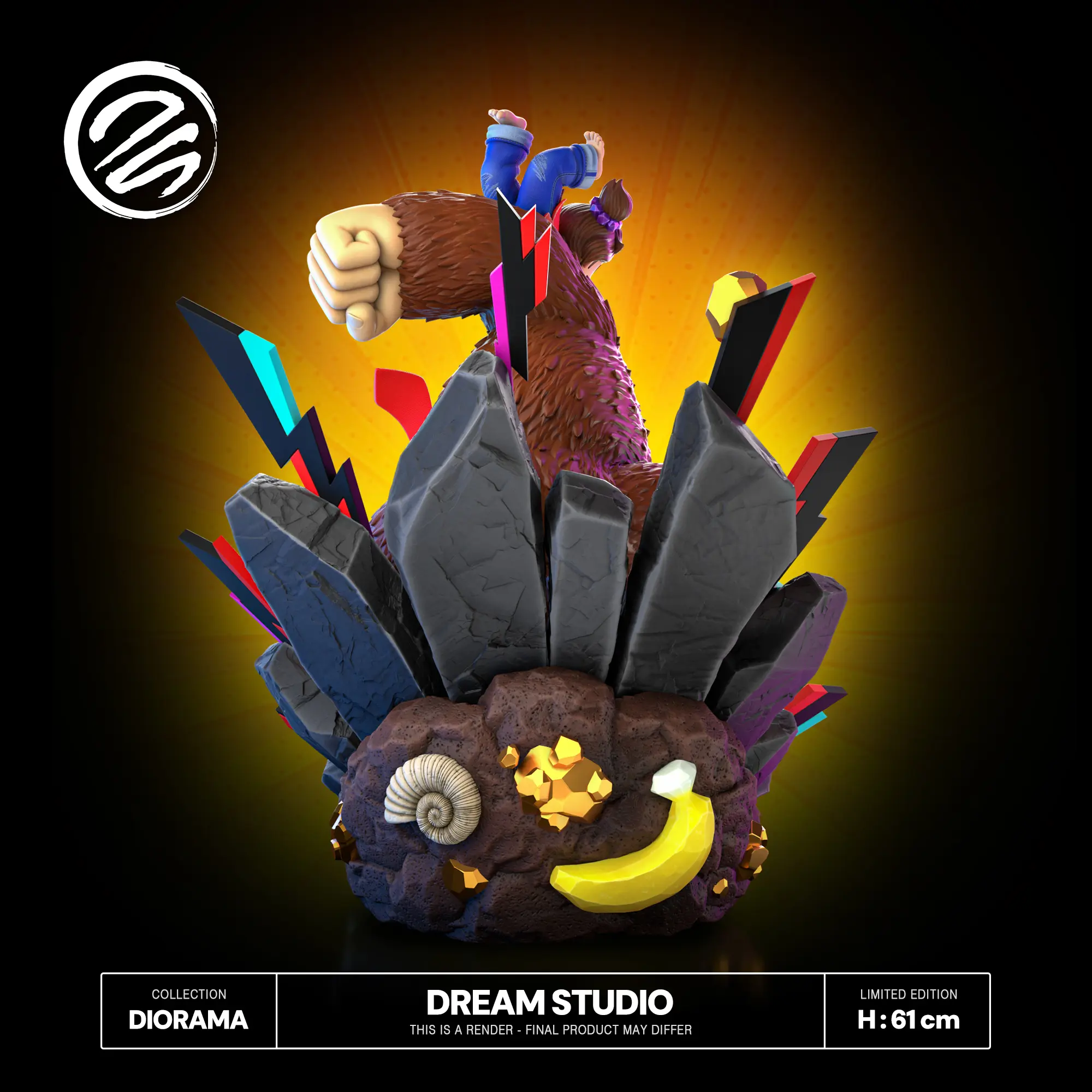 Donkey Kong Bananza Donkey Kong & Pauline Statue(GK) - Dream Studio