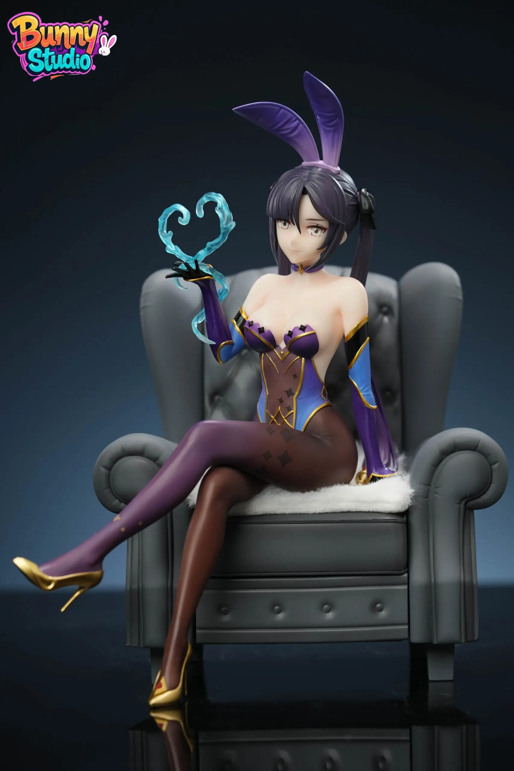 Genshin Impact Bunny Girl #3 Keqing & Mona & Yoimiya & Eula & Jean Statue(GK) - Bunny Studio