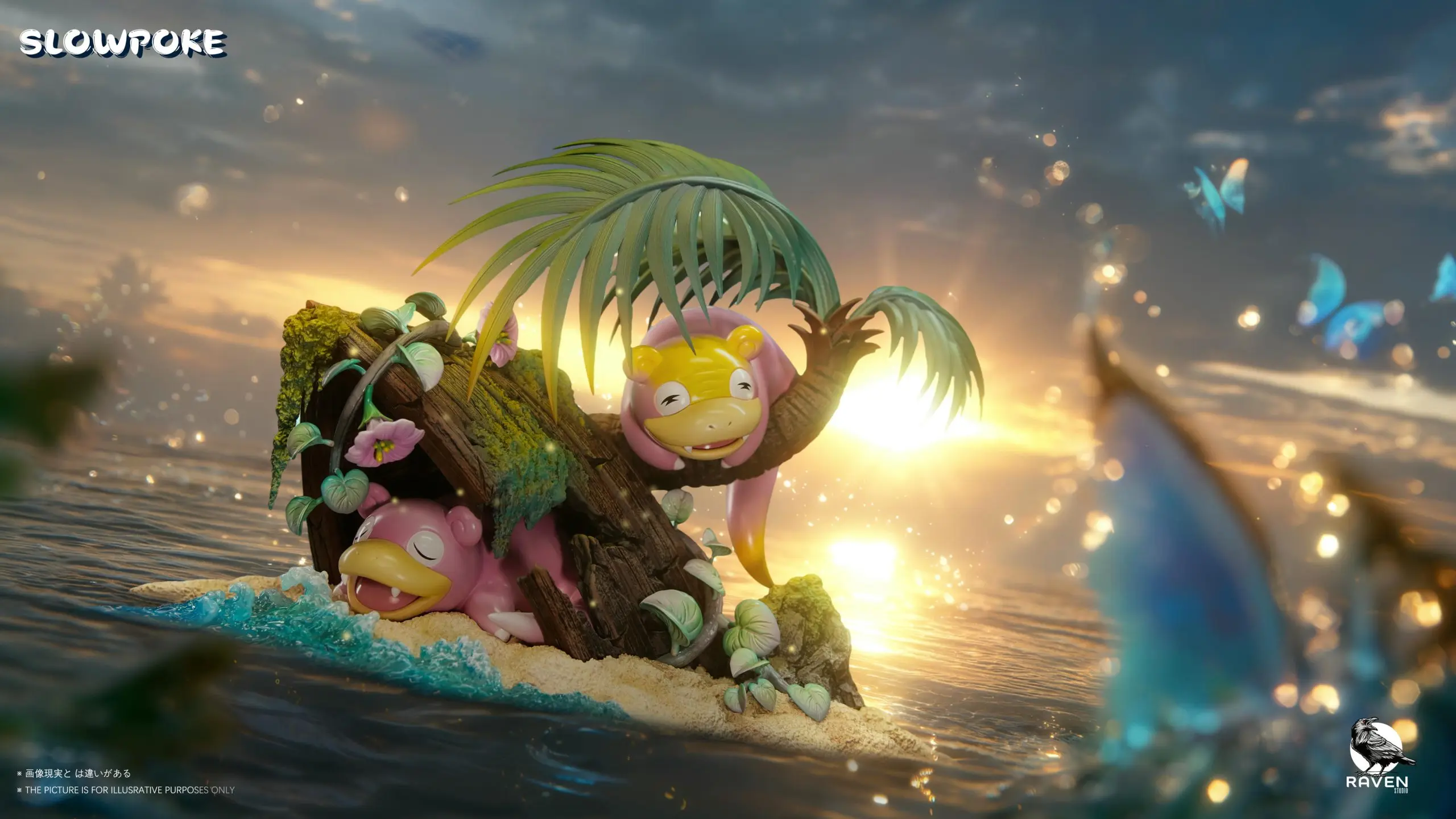 Pokemon The Relaxed Slowpoke Statue(GK)  - RAVEN Studio 