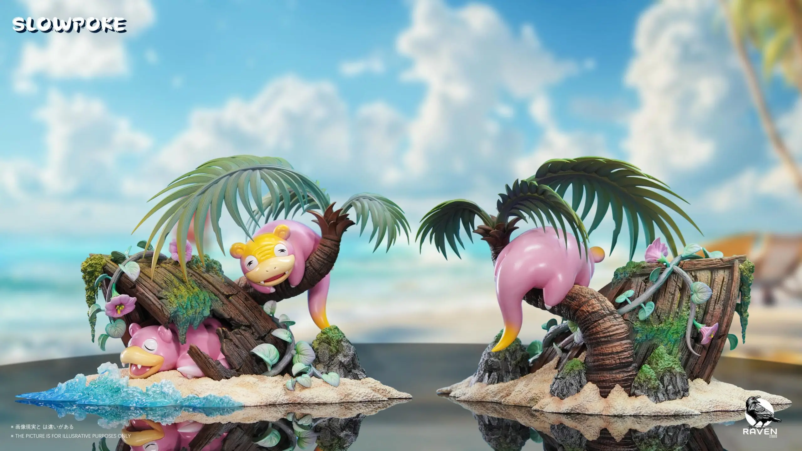 Pokemon The Relaxed Slowpoke Statue(GK)  - RAVEN Studio 