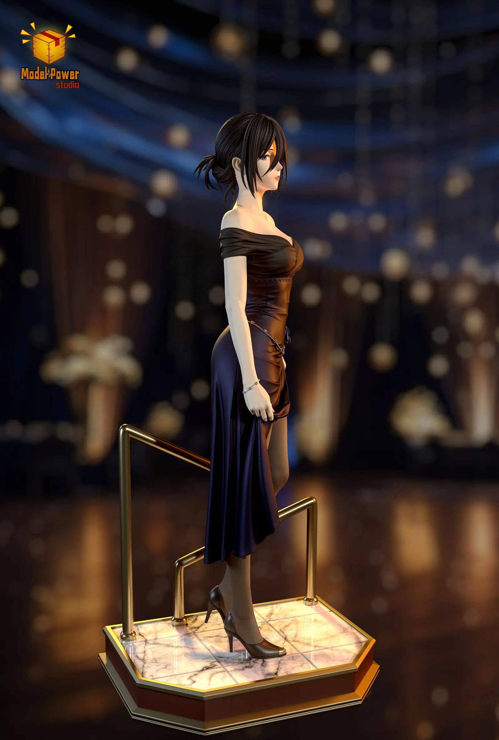 Attack on Titan Midnight Banquet Series #1 Mikasa Ackerman Statue(GK) - Model Power Studio