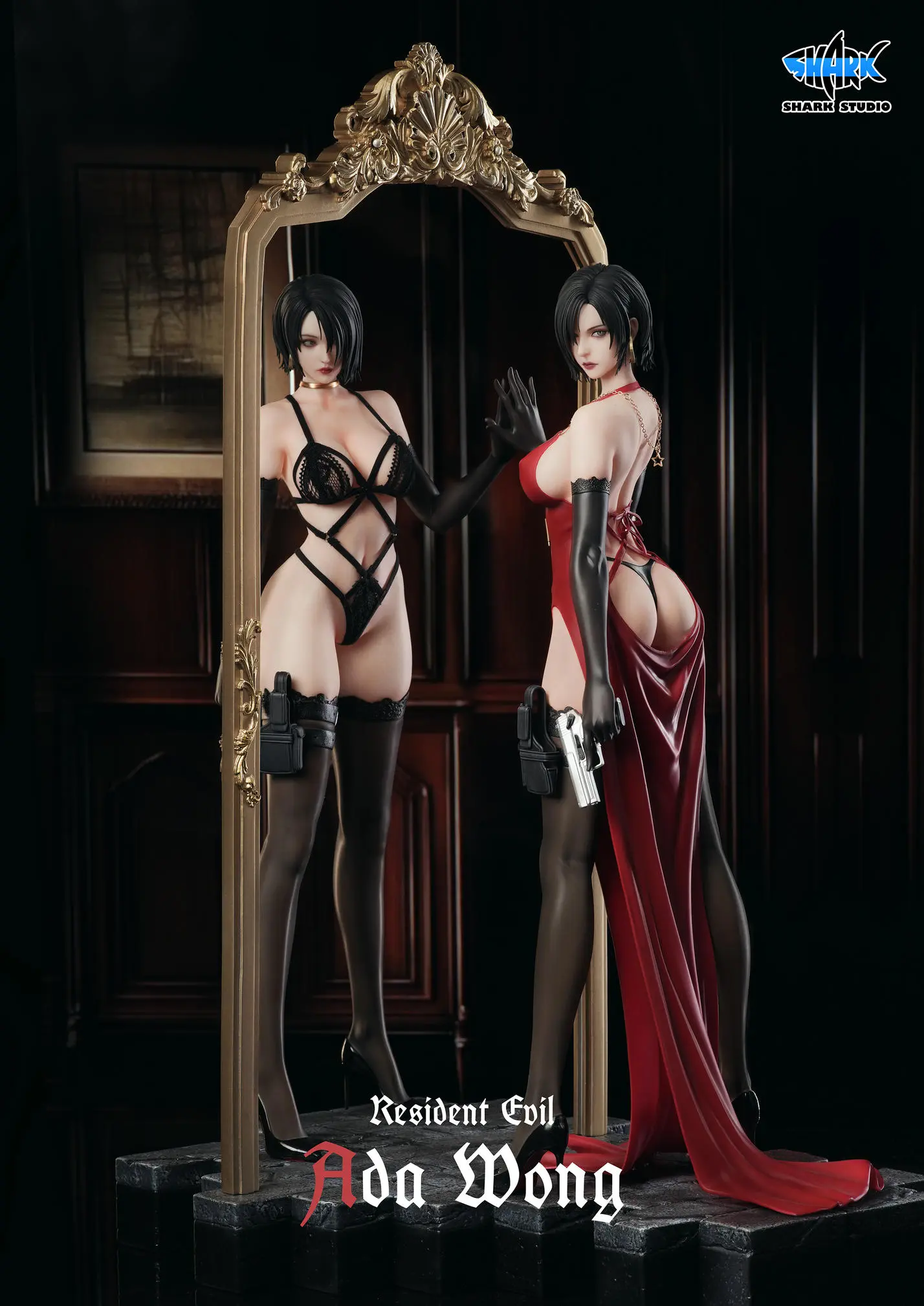Resident Evil Twin Ada Wong Statue(GK) - Shark Studio 