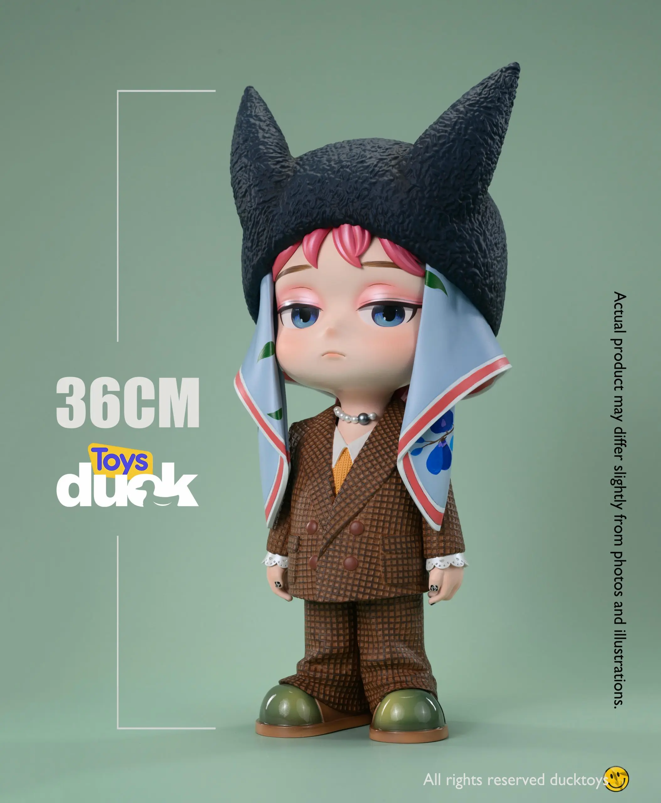 Superstar G-Dragon GD Black rabbit Statue(GK)-Duck toys 