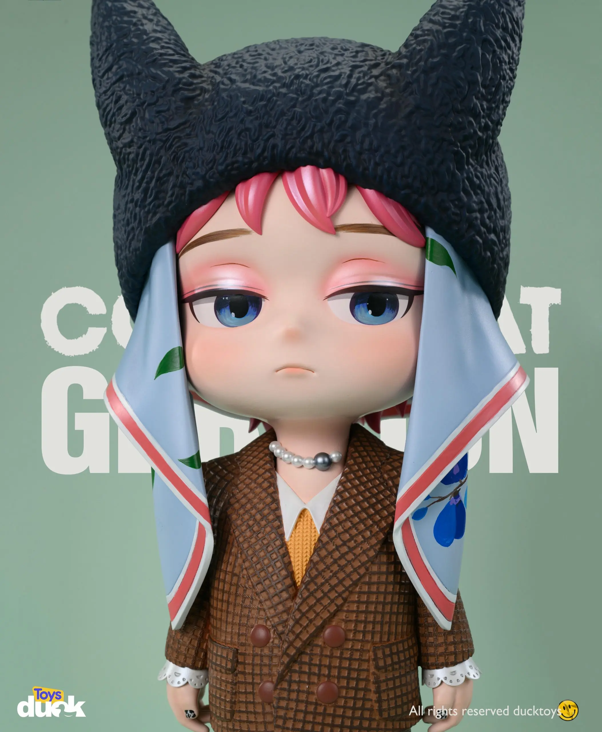 Superstar G-Dragon GD Black rabbit Statue(GK)-Duck toys 