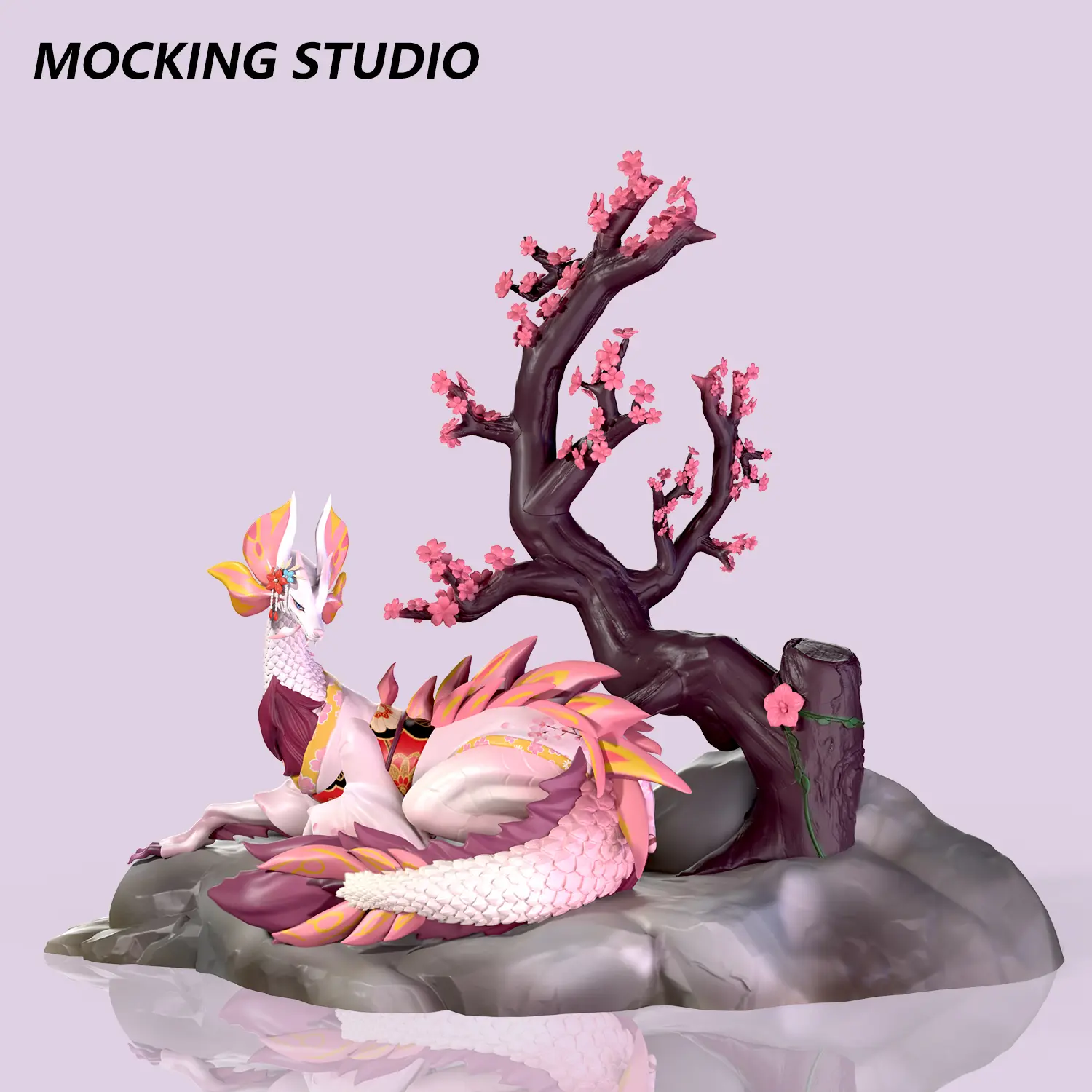 MOCKING Studio - Monster Hunter Dragon Girl Series Japanese Yukata Mizutsune Statue (GK)