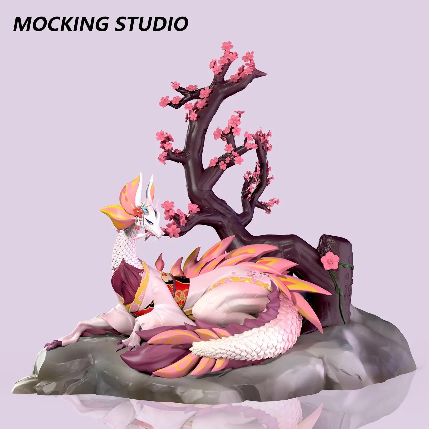 MOCKING Studio - Monster Hunter Dragon Girl Series Japanese Yukata Mizutsune Statue (GK)