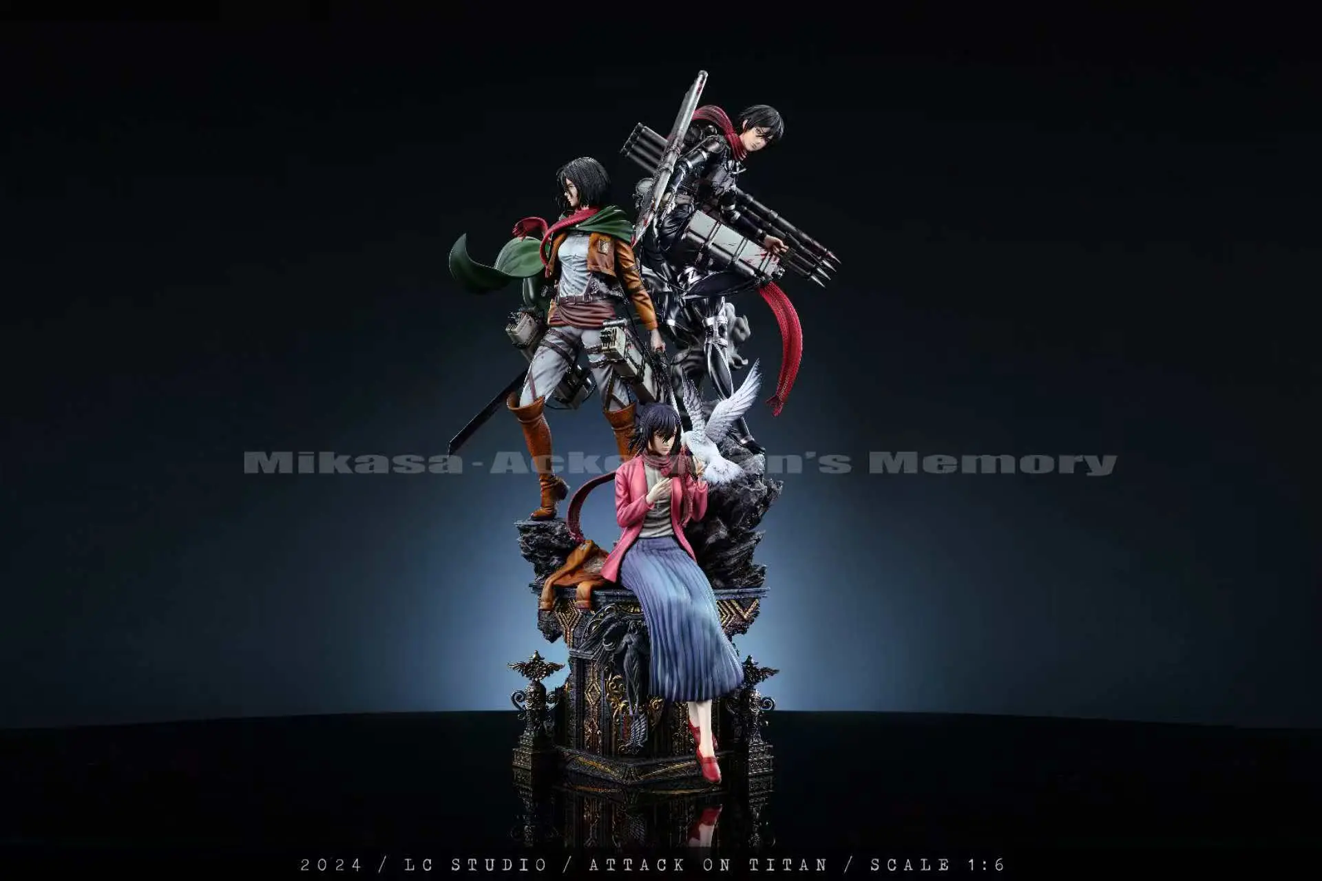 Attack on Titan Mikasa Memoirs Statue(GK)-LC Studio