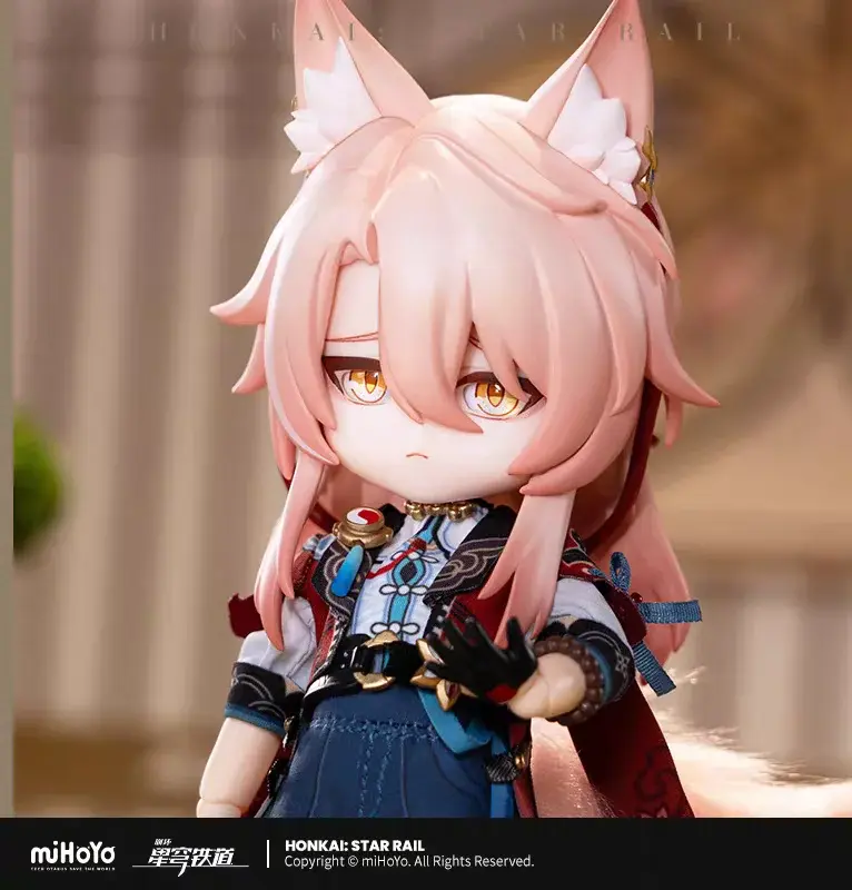 Jiao Qiu Interchangeable Outfit Action Figure Tinplate Cat Ear Badge Set (Licensed) Statue(GK)-miHoYo